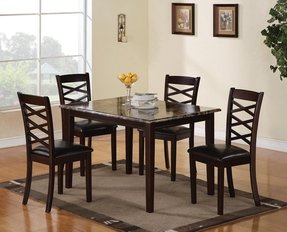 Faux Marble Dining Table Set - Foter