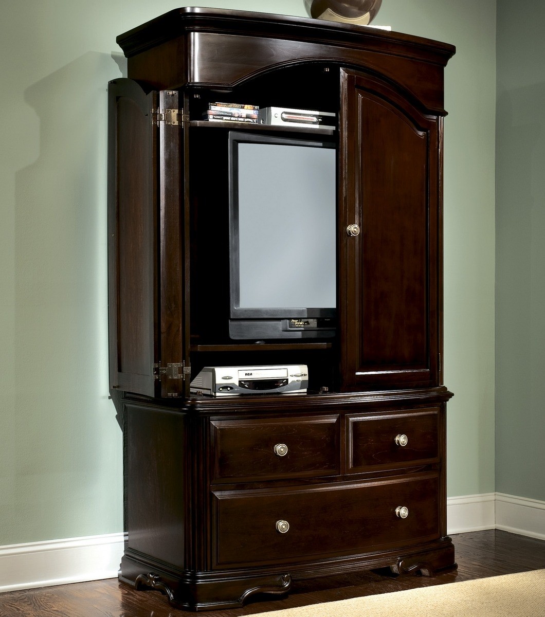 Tv Armoire With Doors And Drawers Ideas on Foter