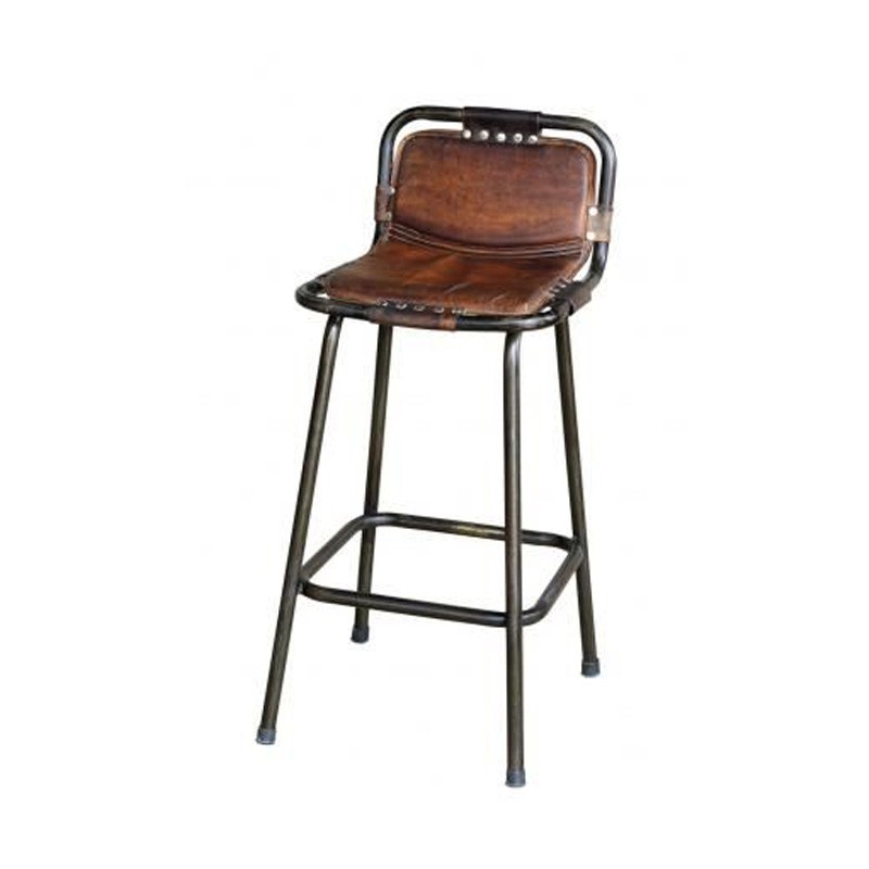 Leather bar stool 7