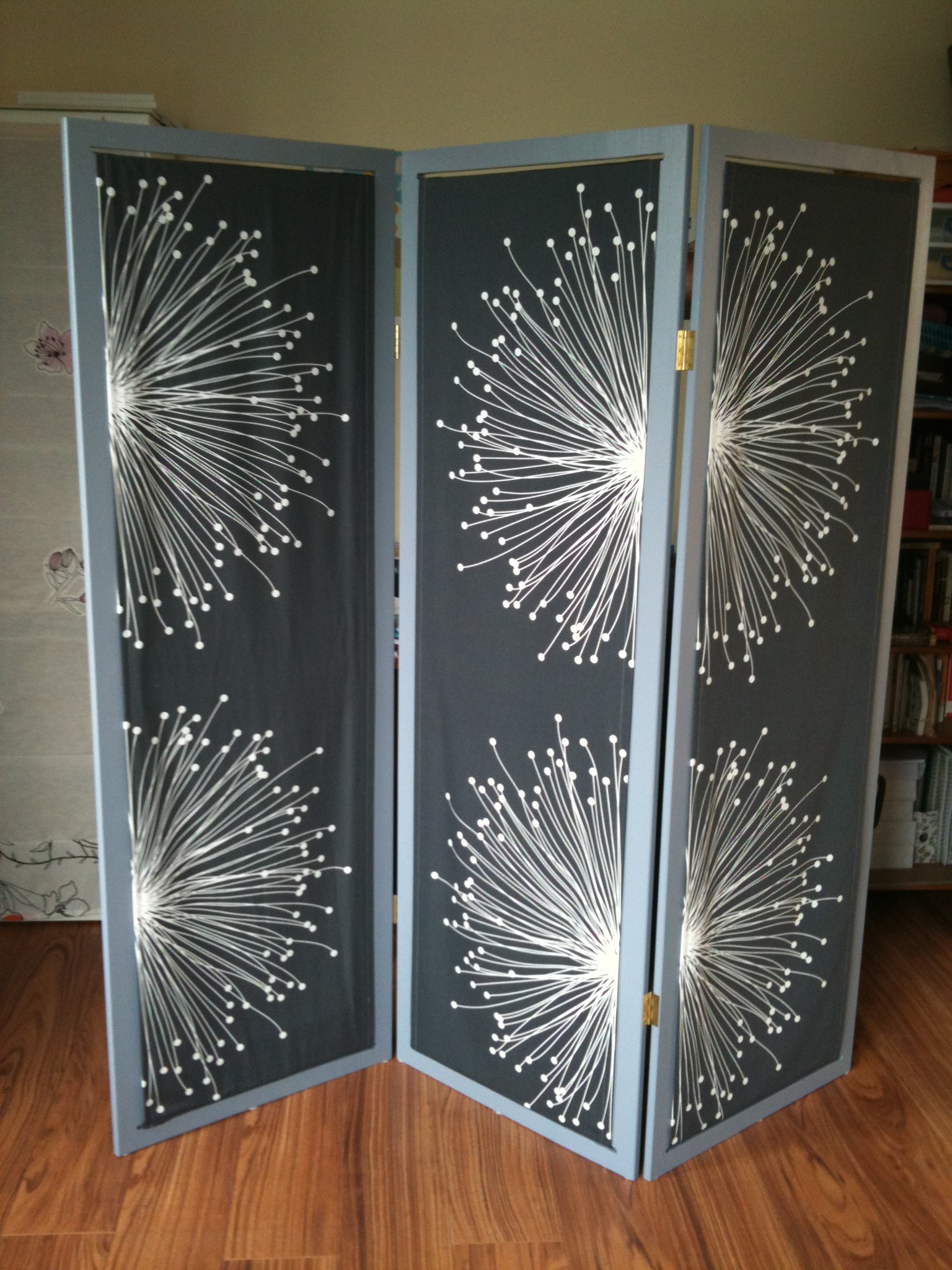 Painted room divider 11