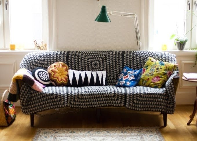 Patterned sofa slipcovers 1