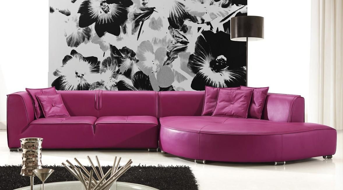 Purple Leather Sectional Ideas On Foter 3224