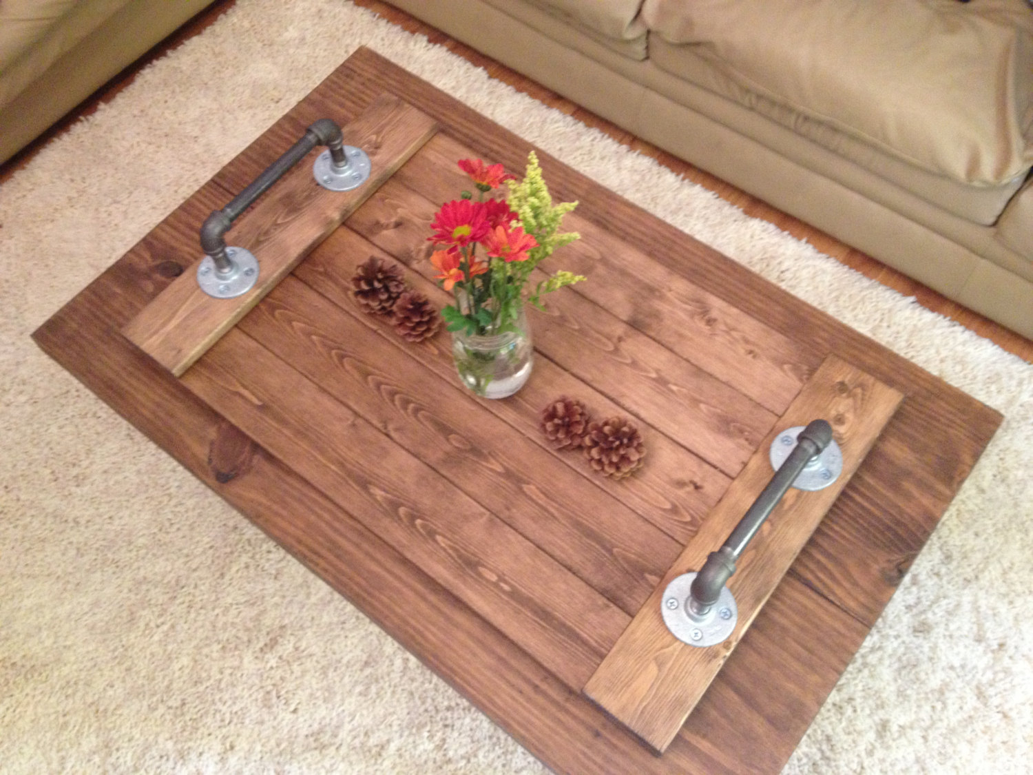 Rustic Industrial Tray Wooden Tray