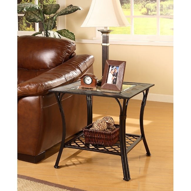 Slate top end tables 8