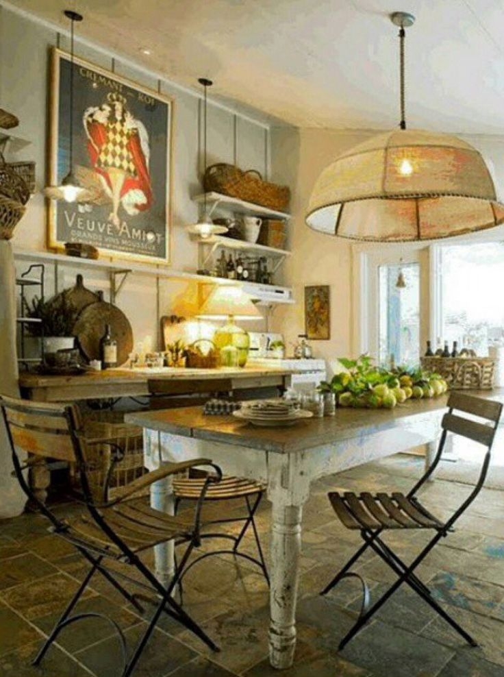 Small country kitchen tables