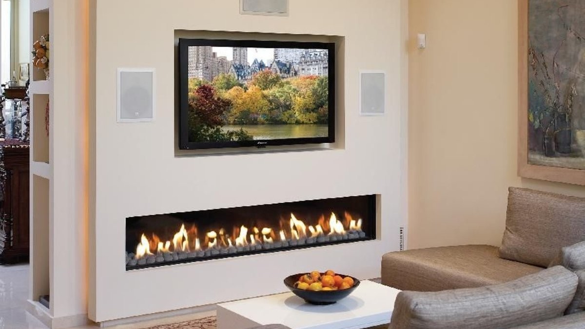Small wall mount electric fireplace