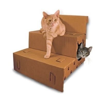 Stepnplay cardboard cat steps