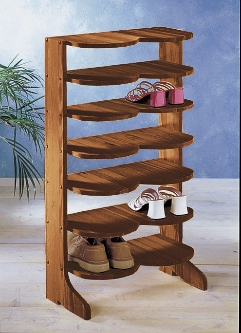 OLYGIFTS-Narrow Shoe Rack-Large Holds Fits Small Space Tall Shoe Rack-Easy  to