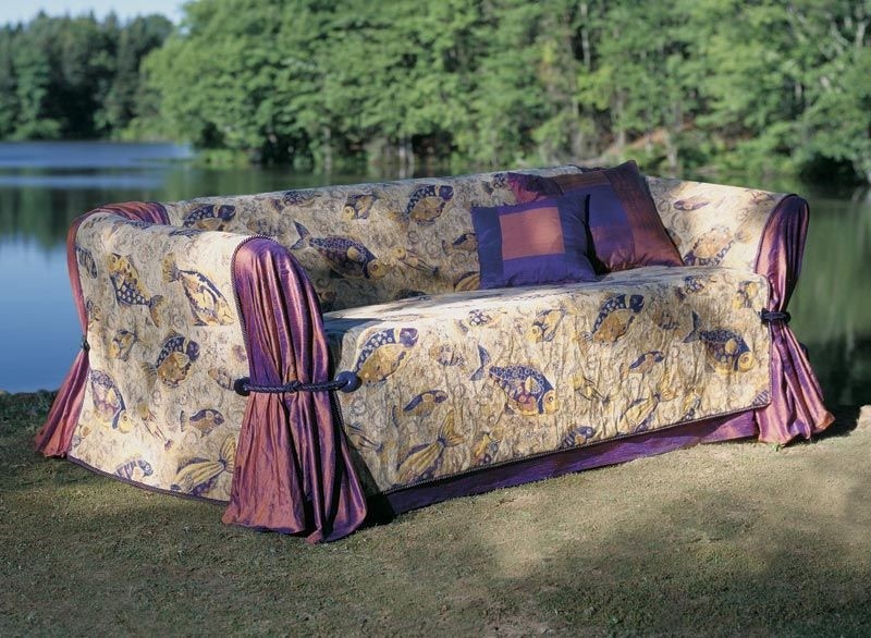 This alternative to reupholstering or slipcovering fast simple maybe use