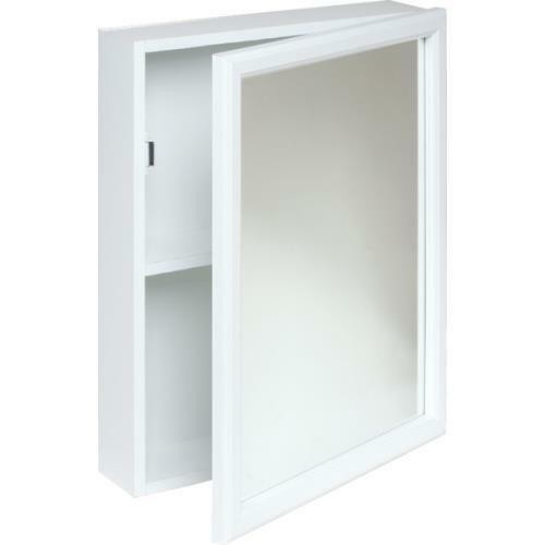 16x20 surface mount white wood medicine cabinet