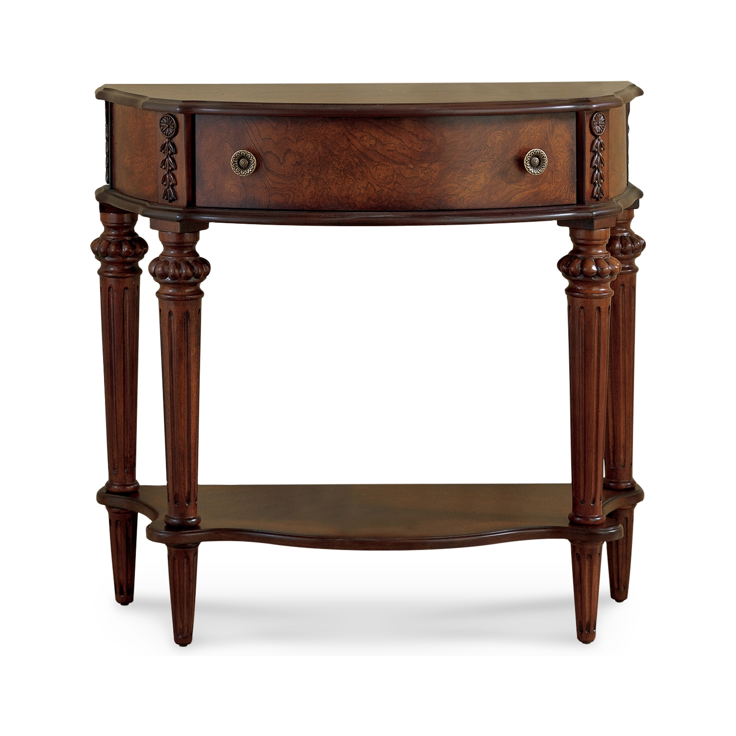 Butler specialty plantation cherry half round console and sofa table