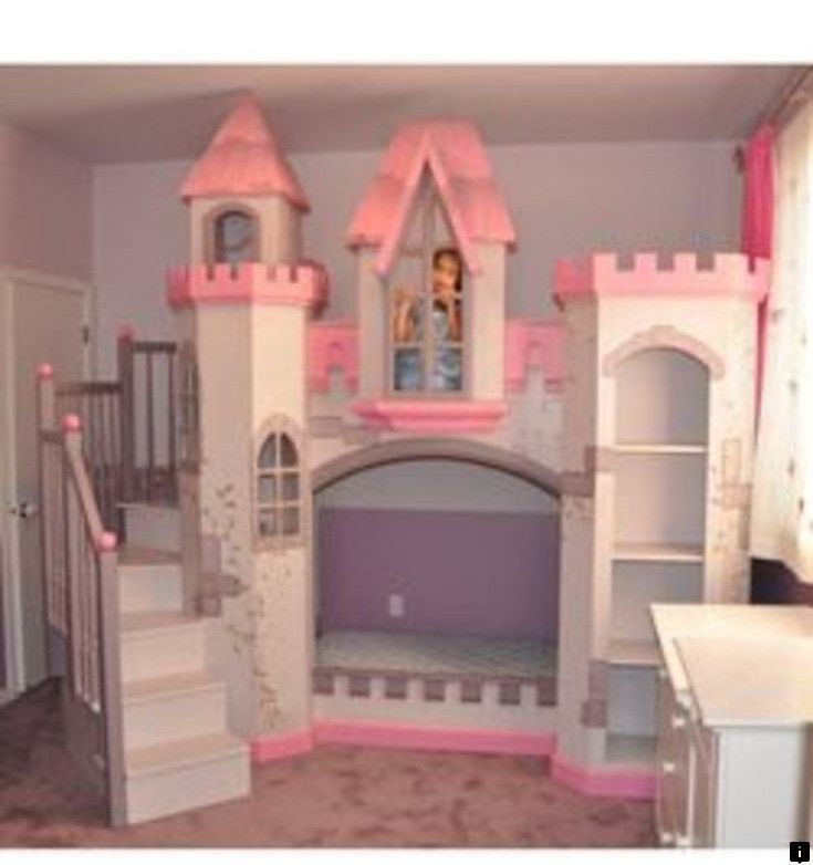 princess bunk beds with stairs