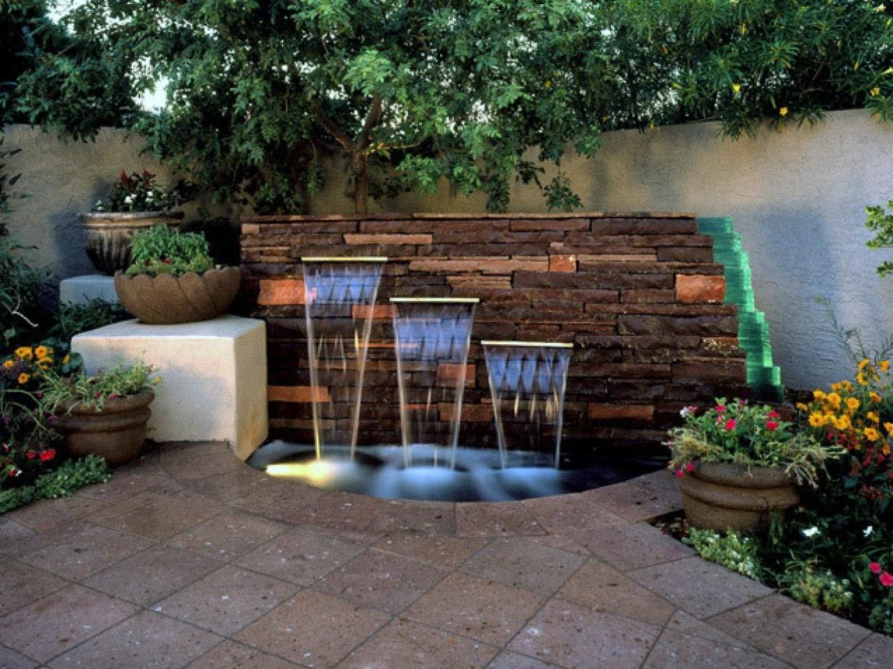 Outdoor Corner Fountains Ideas On Foter