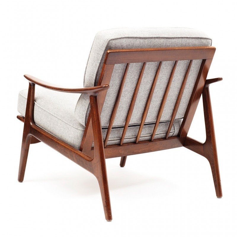 Danish modern armchairs set of 2