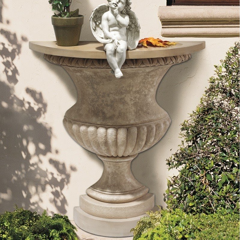 Garden of Versailles Wall Urn Console Table