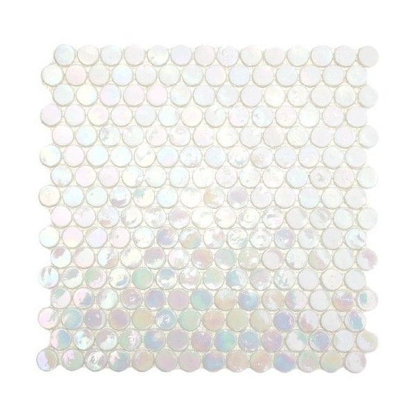 Glass penny round tile 4