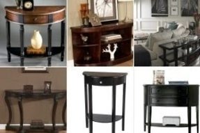 Half Round Sofa Table Foter Half Round Sofa Table