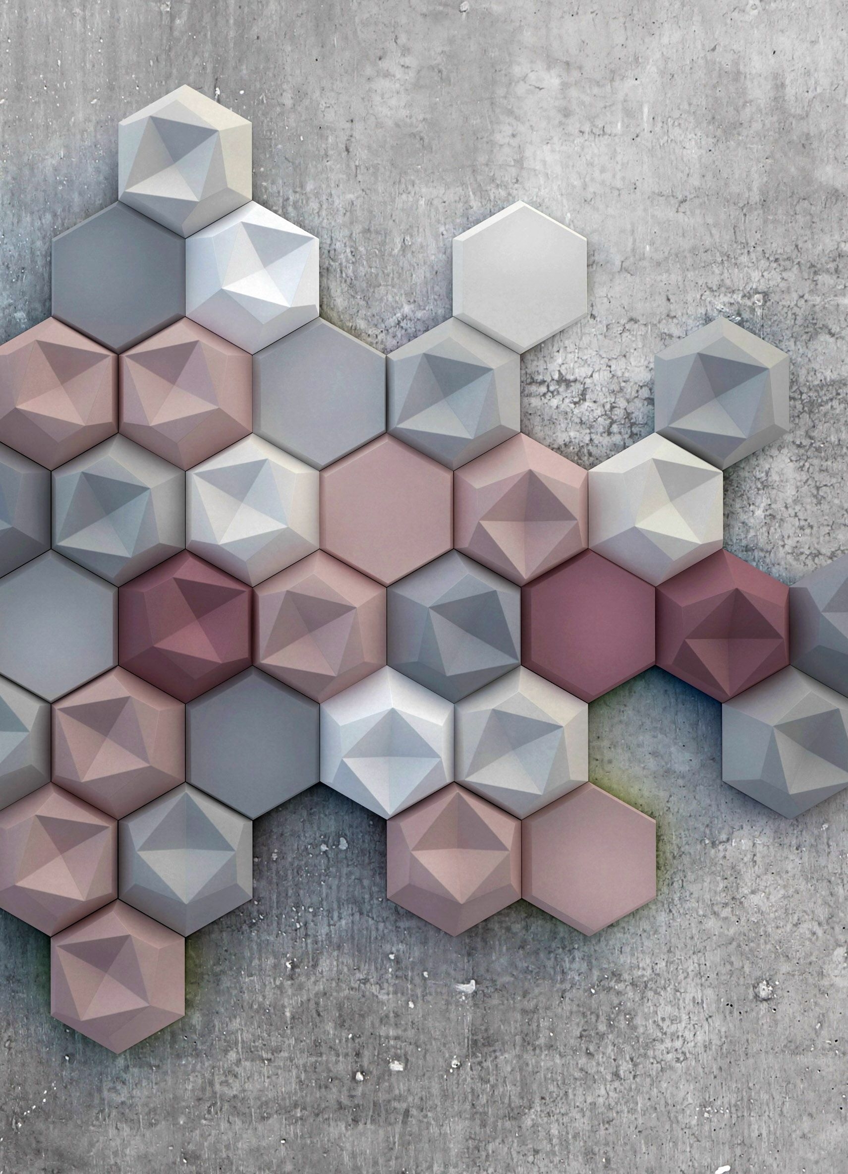 Hexagon tile backsplash 4