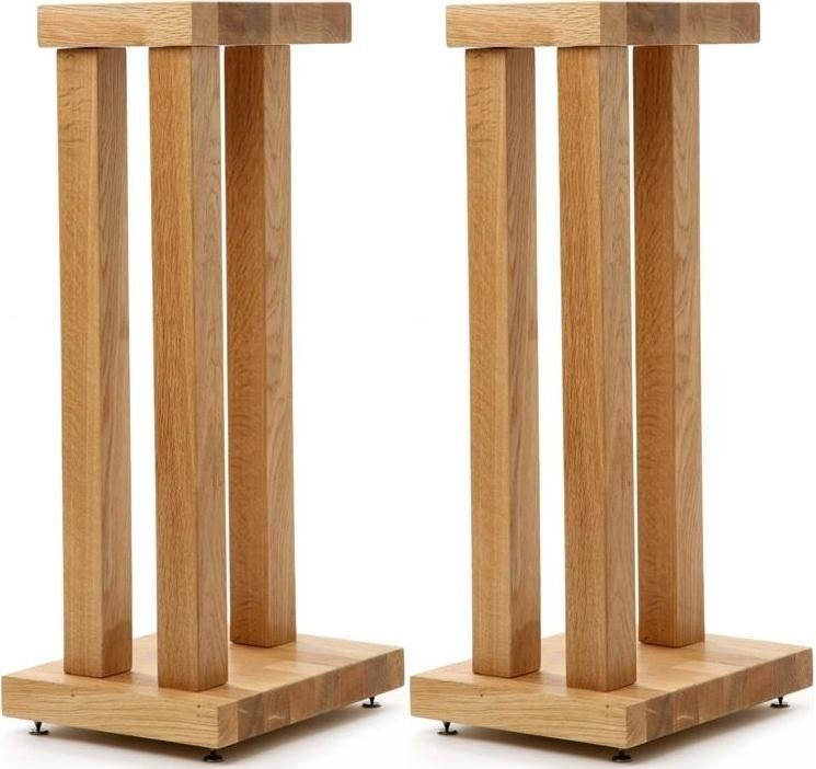 Hi fi racks podium t5 iii oak speaker stands pair