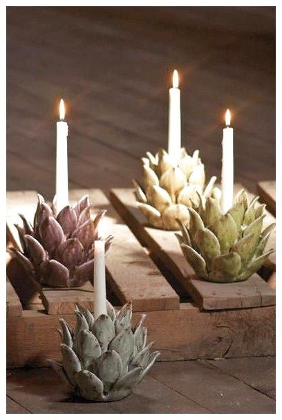 How awesome are these for natural candleholders party resources january