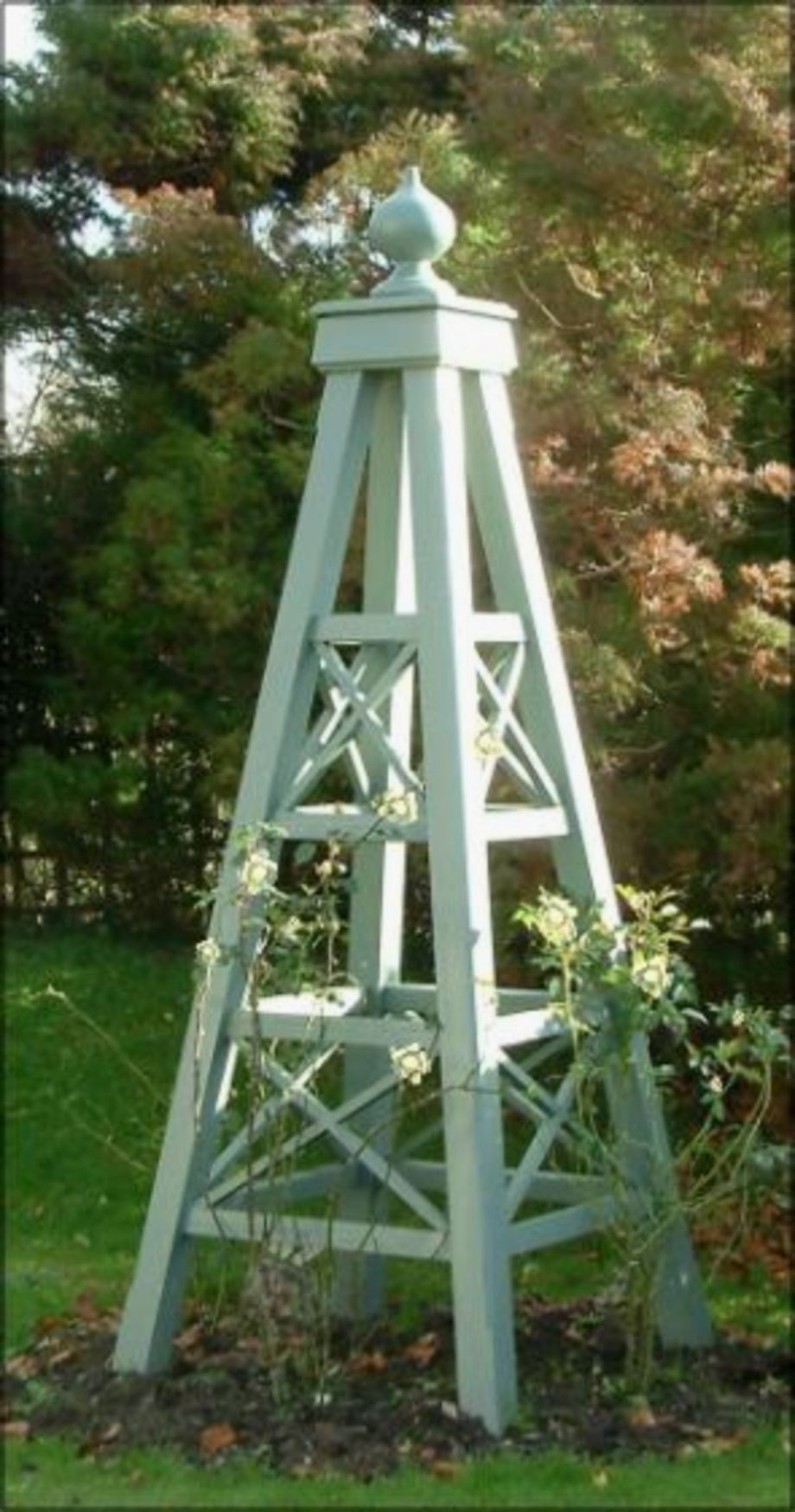 Garden Obelisk Trellis - Foter