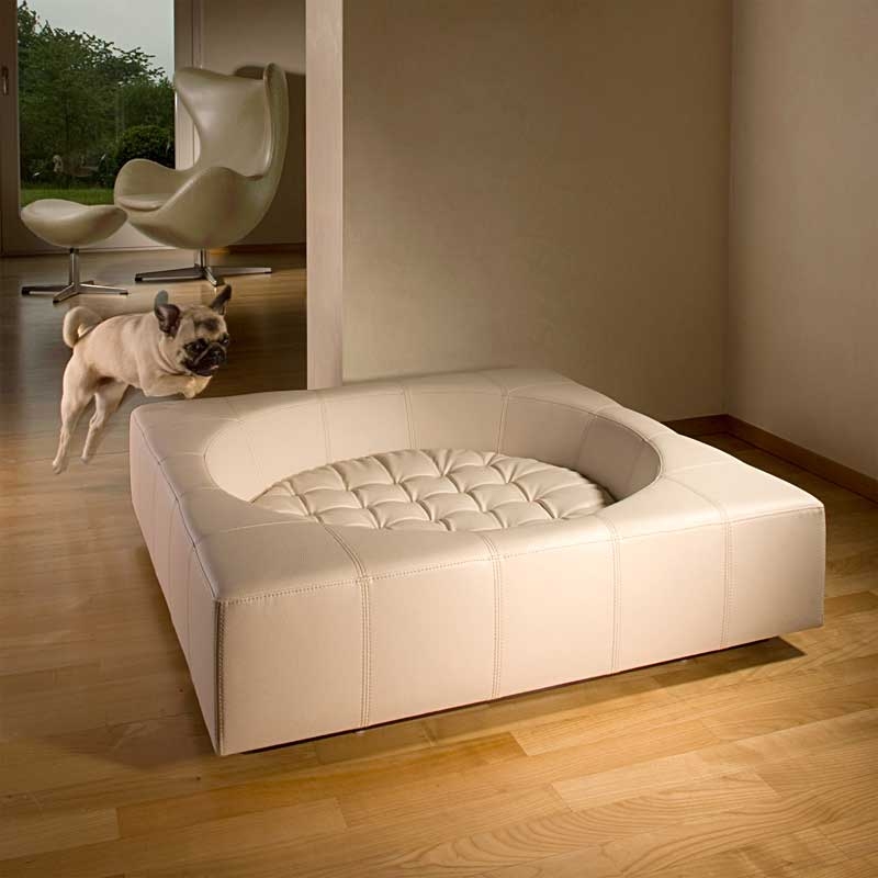 Leather dog beds
