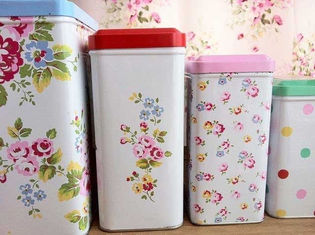 Metal kitchen canisters 10