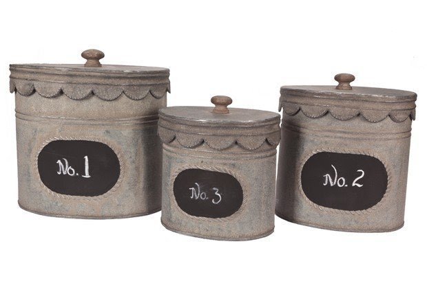 Metal kitchen canisters 12