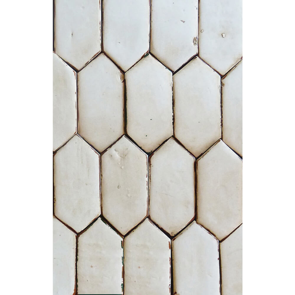 Octagon tile backsplash