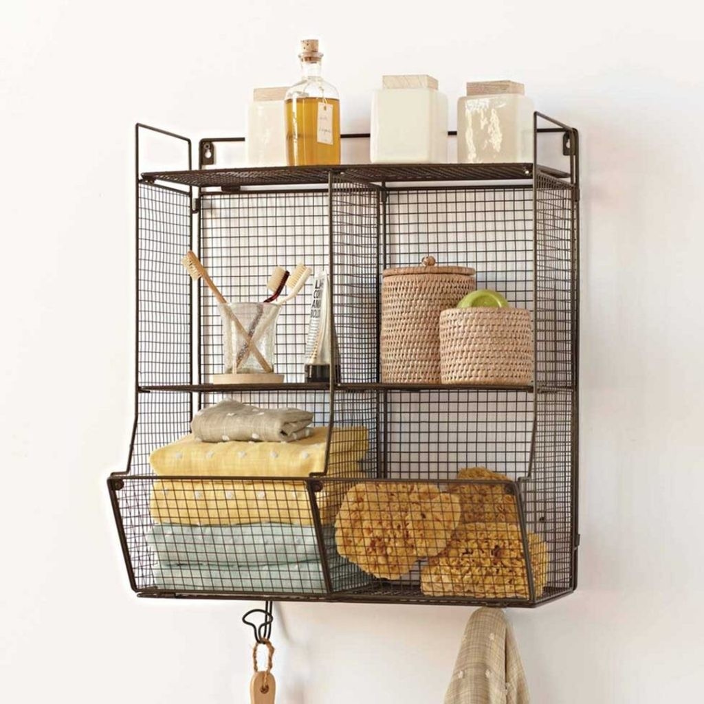 Over the tank bathroom space saver cabinet