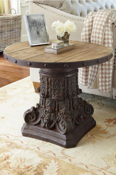 Pedestal Console Table - Foter