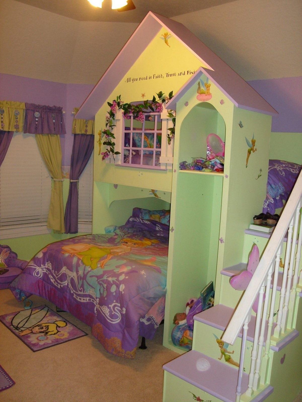 Princess bunk beds for girls 2