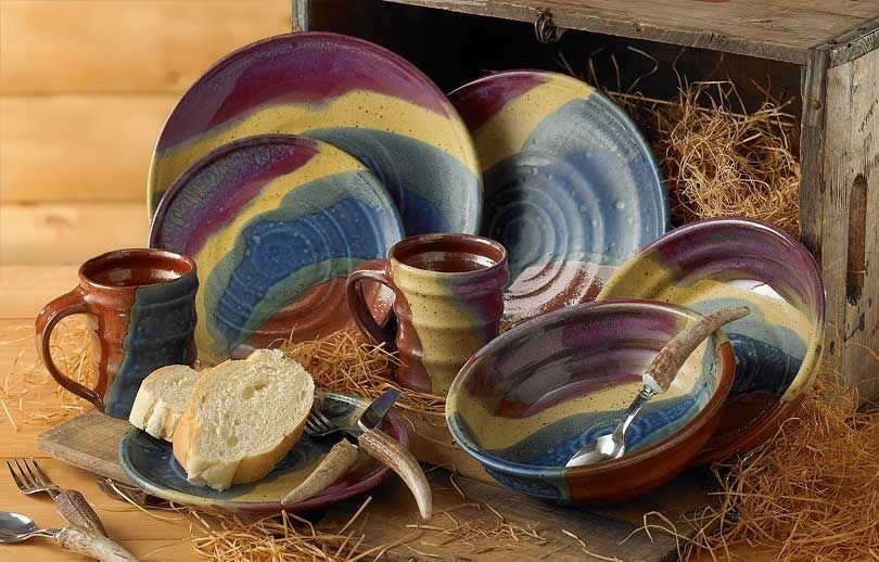 Rustic stoneware outlet dishes