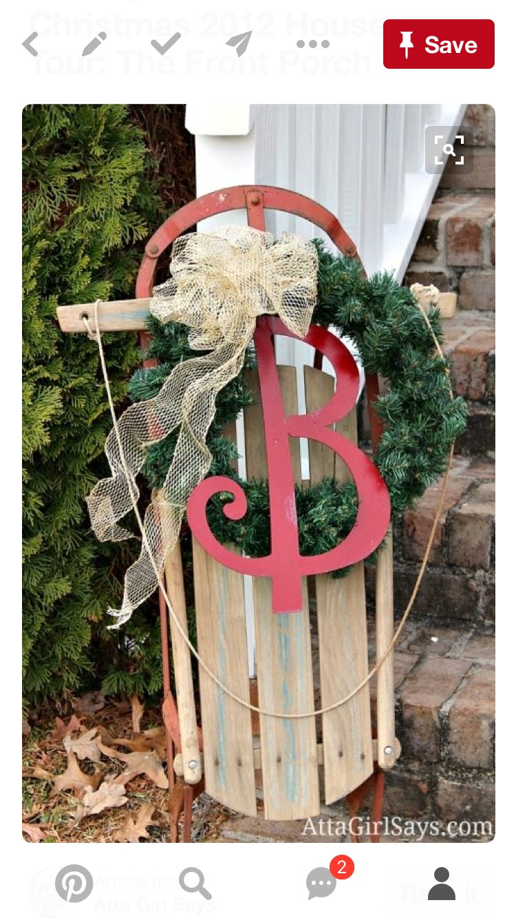 Outdoor Sleigh Decoration - Ideas on Foter