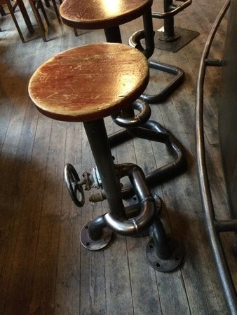 Schwarze pumpe photo unique bar stools
