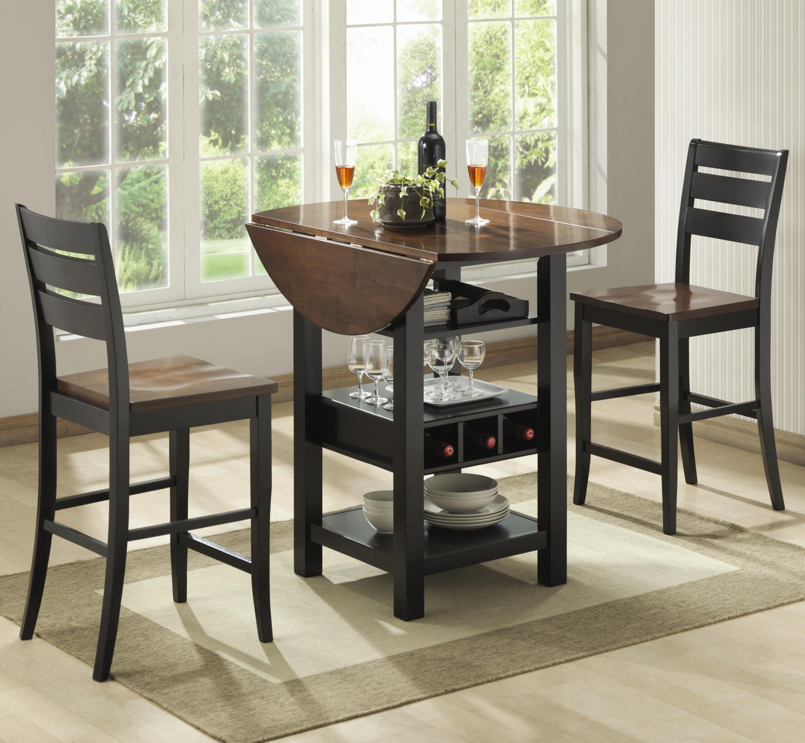 Round pub outlet style dining table