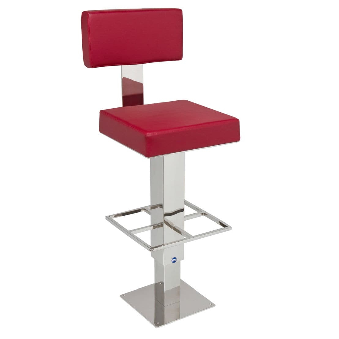Steel square bar stools 7