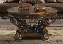 Victorian style coffee table with skirted aprons sku hd 2112