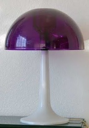 Vintage mushroom lamp