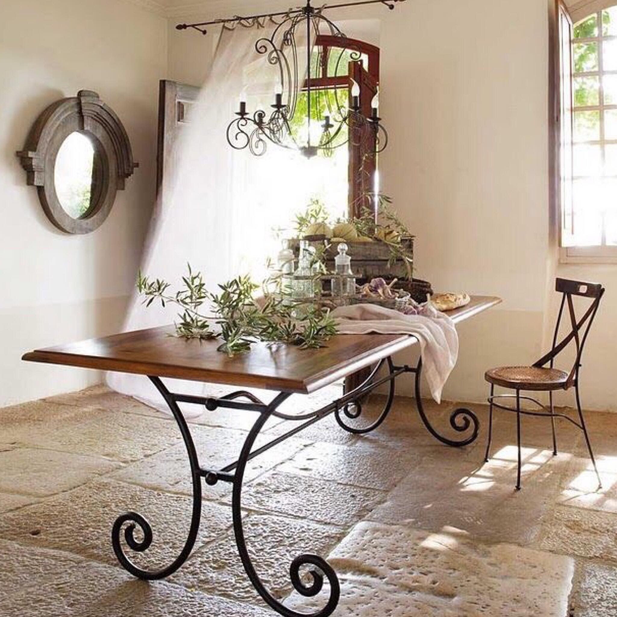 Wrought iron clearance kitchen table