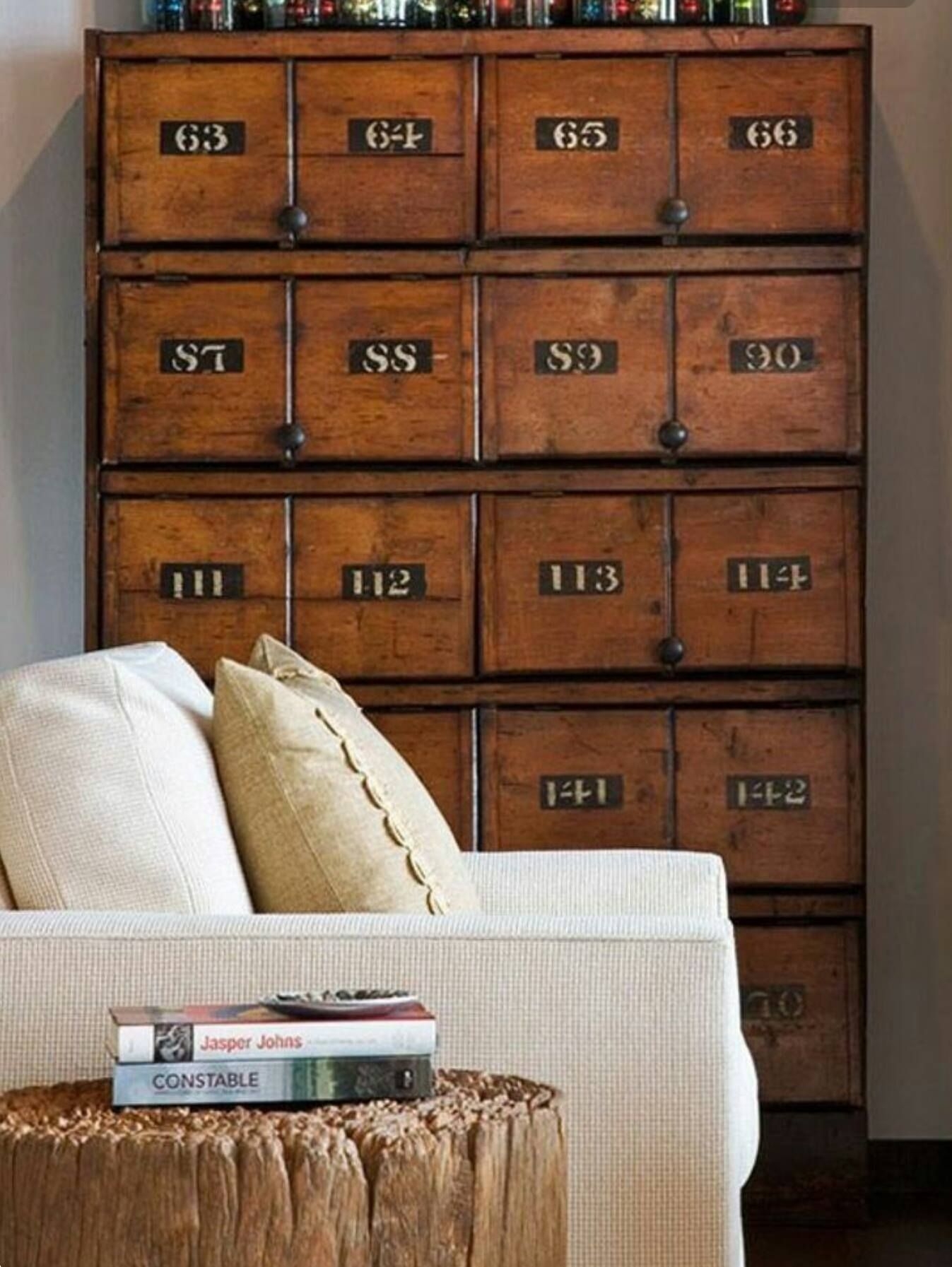 Library CD Storage Cabinet - 12 Drawers