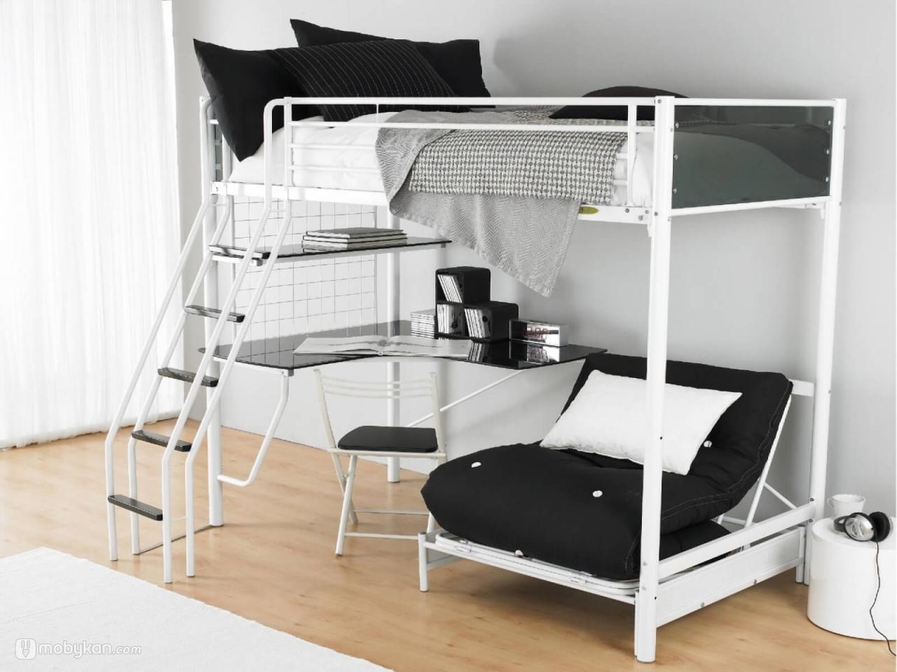 Metal Loft Beds With A Desk Ideas On Foter