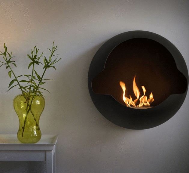 Contemporary cupola fireplace from vauni