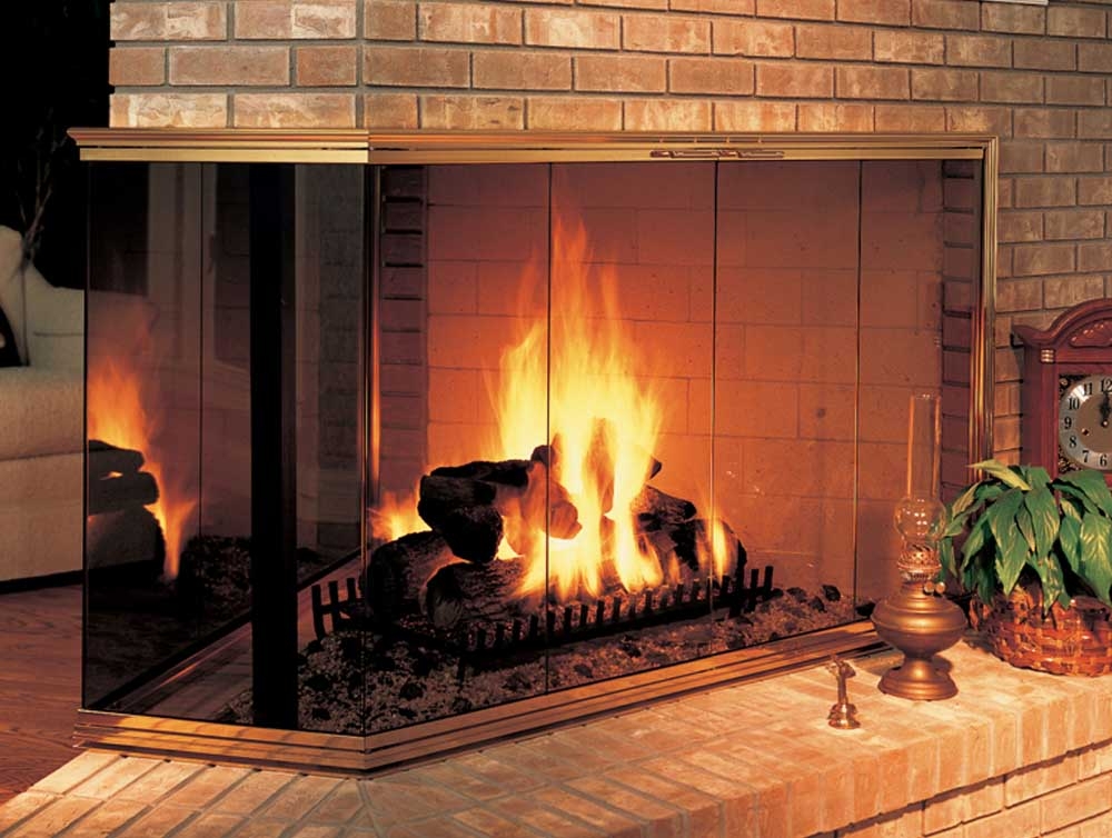 Corner fireplace 1