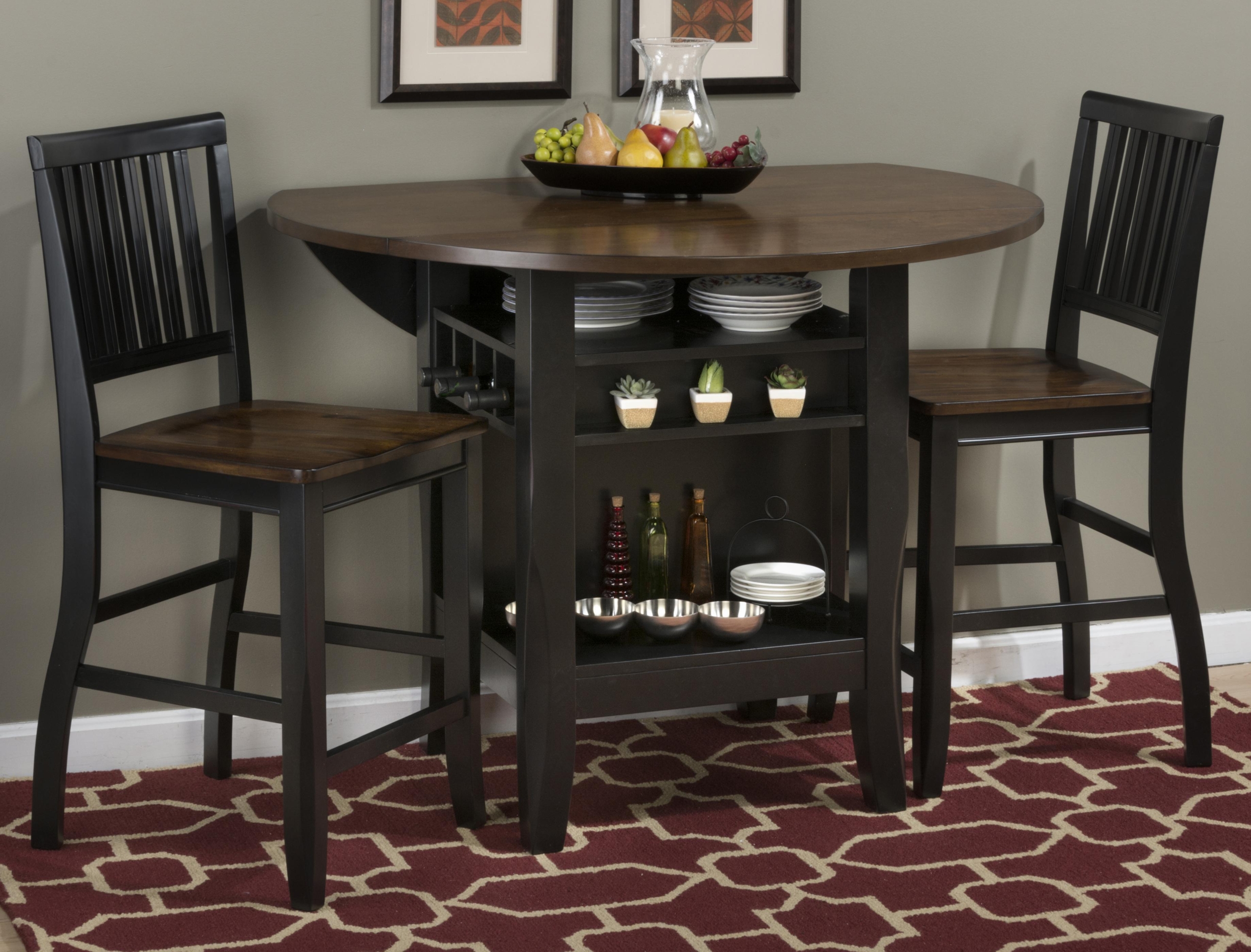 Counter height pedestal table