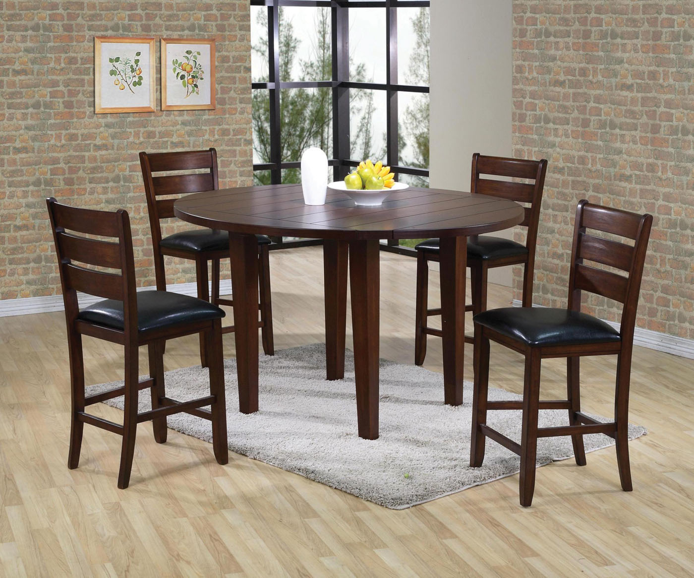 Counter height round tables