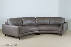 Curved Leather Couches Foter Curved Leather Couches 1