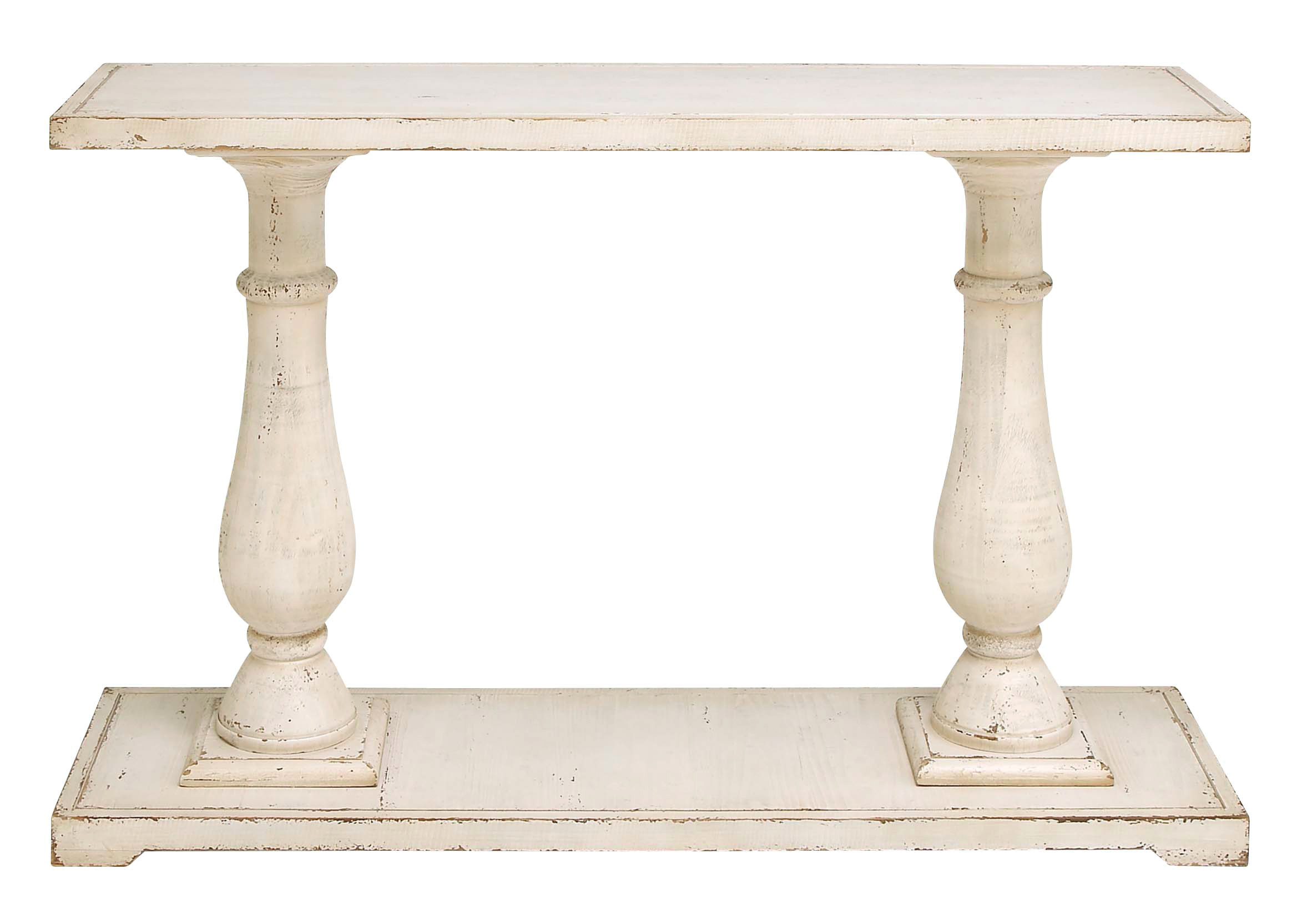 Deco 79 Wood Console Table, 48 by 32-Inch, White