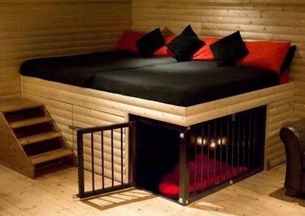 Dog beds made from pallets