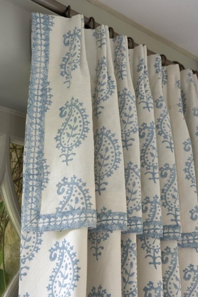 Drapes with attached valance 1